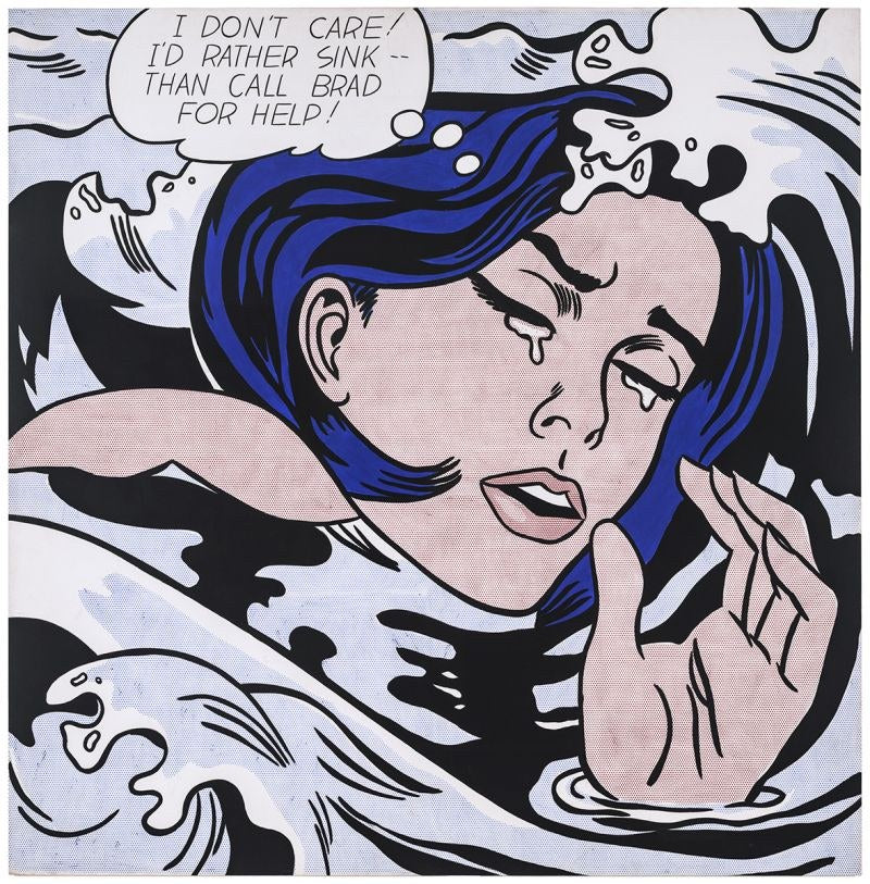 Drowning Girl — Roy Lichtenstein